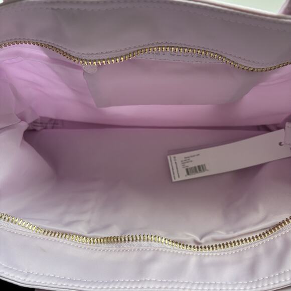 NWT Stoney Clover Lane Mini Tote Bag Grape Crossbody Strap - Small Flaw - Picture 14 of 16